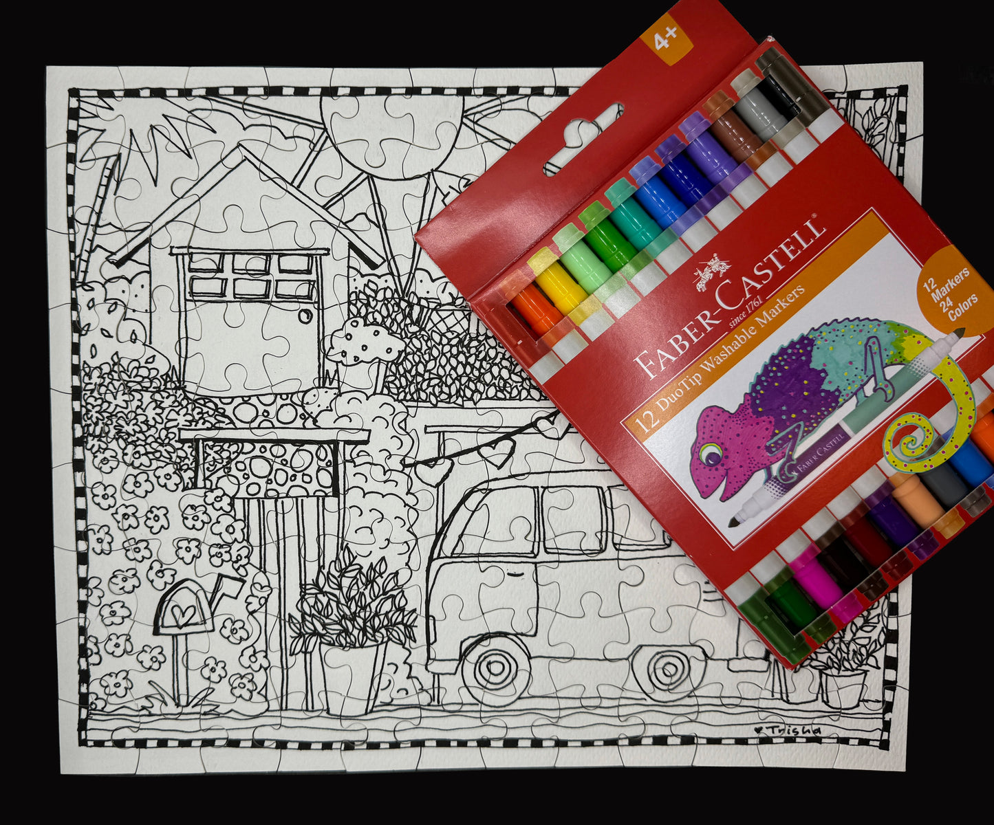 The Dumpling Puzzle & Pens